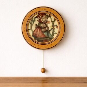 Reuge Swiss Musical Wall Plaque Fascination West Germany Hummel Folk Art 5724